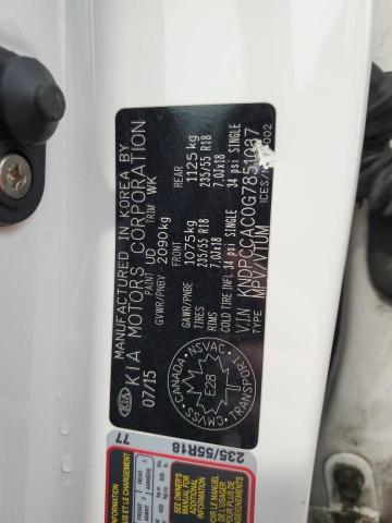 Photo 14 from auction – 2016 KIA SPORTAGE E with VIN KNDPCCAC0G7851037