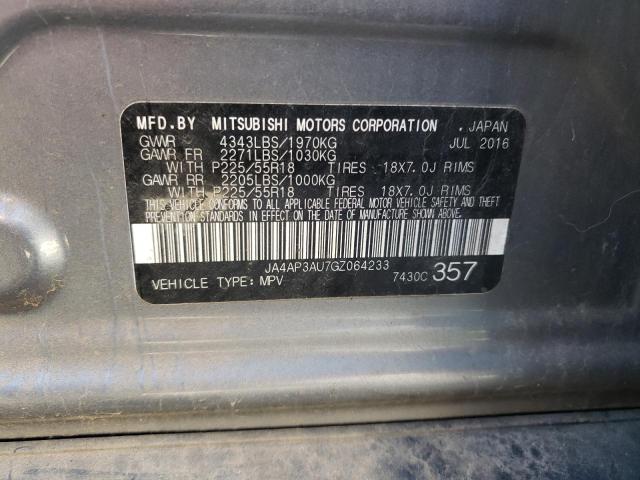 Photo 14 from auction – 2016 MITSUBISHI OUTLANDER with VIN JA4AP3AU7GZ064233