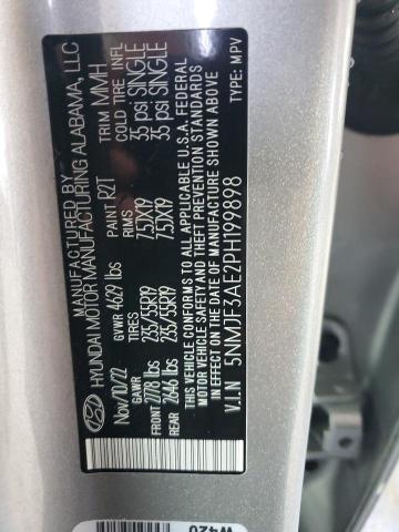 Photo 14 from auction – 2023 HYUNDAI TUCSON SEL with VIN 5NMJF3AE2PH199898