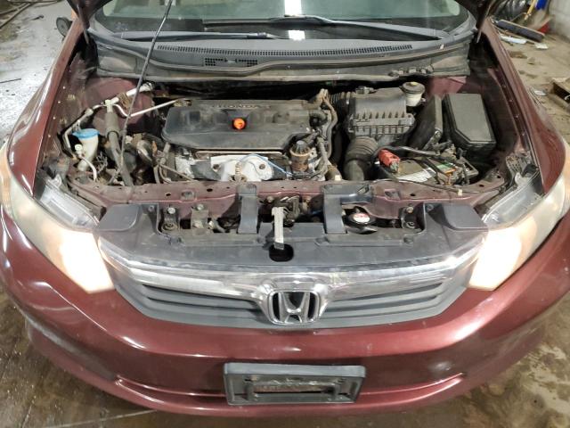 Photo 11 from auction – 2012 HONDA CIVIC LX with VIN 19XFB2F50CE322829