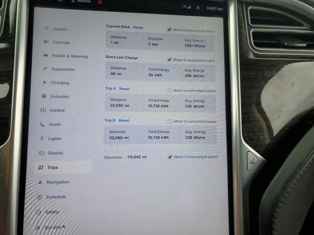 Photo 9 from auction – 2016 TESLA MODEL X with VIN 5YJXCAE2XGF008592
