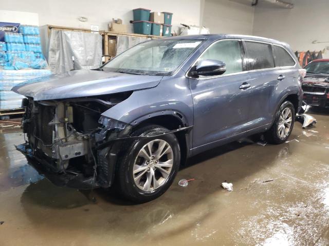 TOYOTA HIGHLANDER 2015 with VIN 5TDBKRFH2FS104631 - Photo from auction