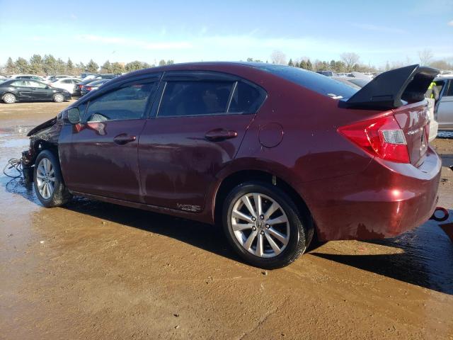 Photo 2 from auction – 2012 HONDA CIVIC EX with VIN 19XFB2F85CE001556