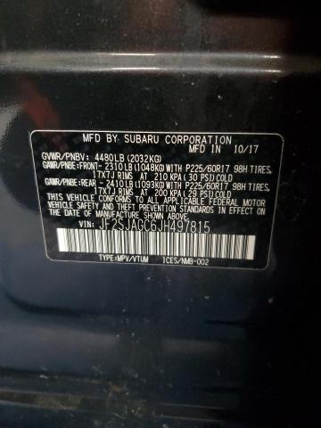 Photo 14 from auction – 2018 SUBARU FORESTER 2 with VIN JF2SJAGC6JH497815
