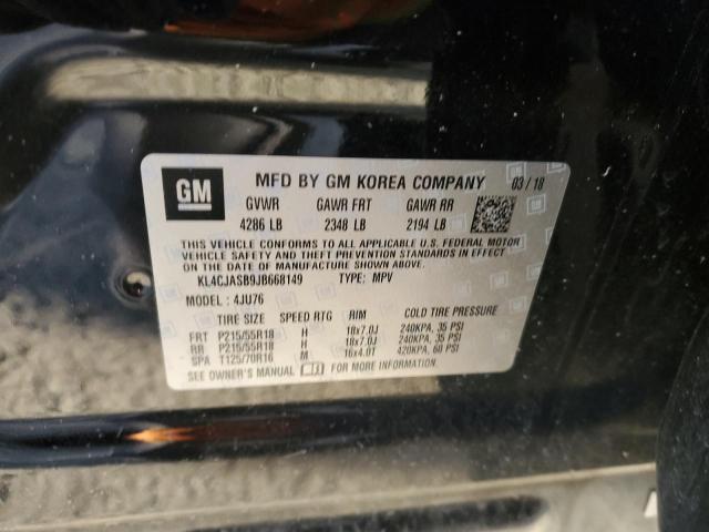 Photo 14 from auction – 2018 BUICK ENCORE with VIN KL4CJASB9JB668149
