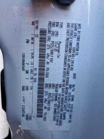 Photo 14 from auction – 2014 FORD C-MAX SEL with VIN 1FADP5BU1EL514915
