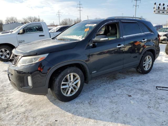 KIA SORENTO LX 2014 with VIN 5XYKTDA63EG489327 - Photo from auction
