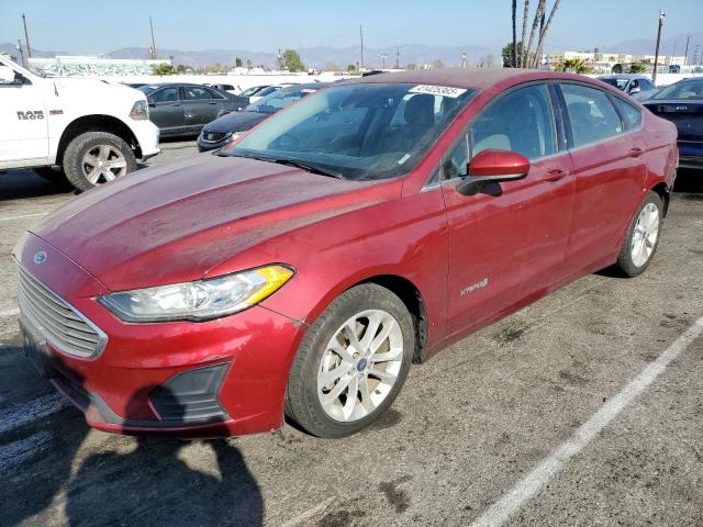 FORD FUSION SE 2019 with VIN 3FA6P0LU1KR225654 - Photo from auction