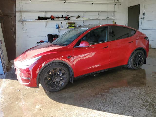 TESLA MODEL Y 2021 with VIN 5YJYGAEE3MF208390 - Photo from auction