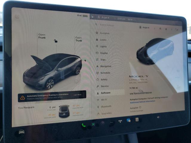 Photo 9 from auction – 2023 TESLA MODEL Y with VIN 7SAYGDEE0PF862126