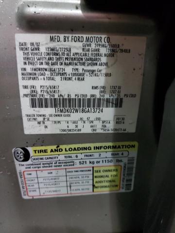 Photo 14 from auction – 2008 FORD TAURUS X S with VIN 1FMDK02W18GA13724