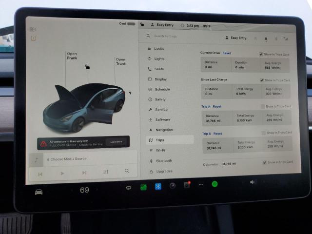 Photo 9 from auction – 2021 TESLA MODEL 3 with VIN 5YJ3E1EB3MF050946