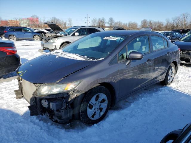 HONDA CIVIC LX 2015 with VIN 19XFB2F5XFE055137 - Photo from auction