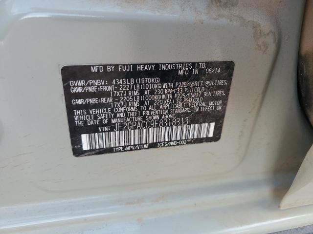 Photo 14 from auction – 2014 SUBARU XV CROSSTR with VIN JF2GPACC9E8318313