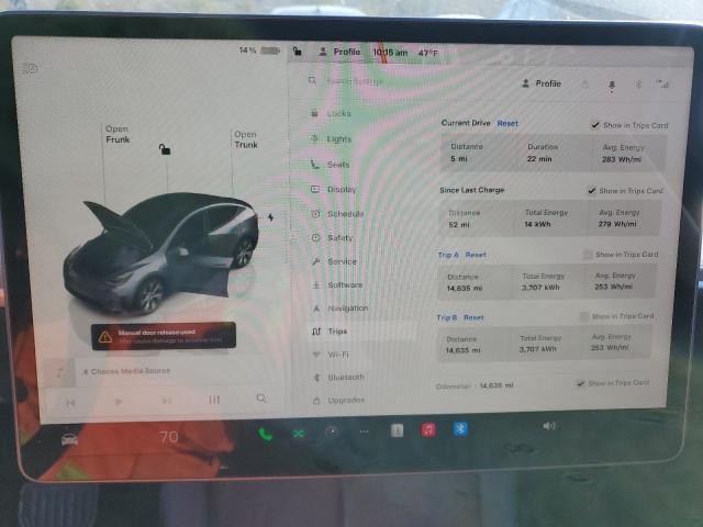 Снимка 9 от търг – 2022 TESLA MODEL Y с VIN 7SAYGDEEXNA021456