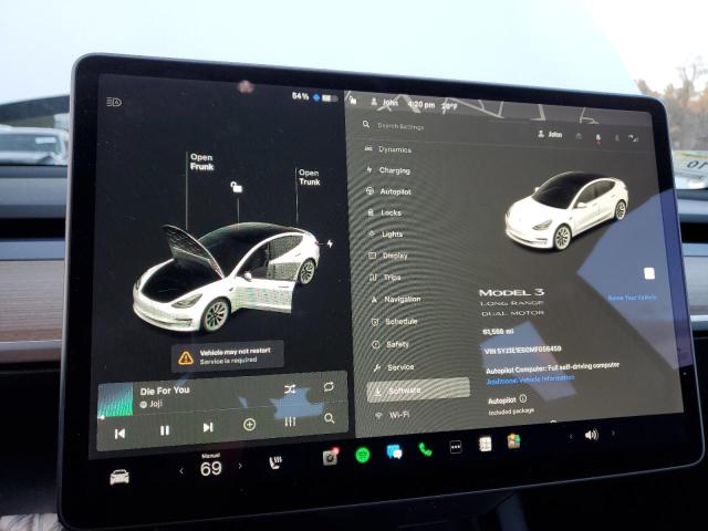 Photo 9 from auction – 2021 TESLA MODEL 3 with VIN 5YJ3E1EB0MF056459