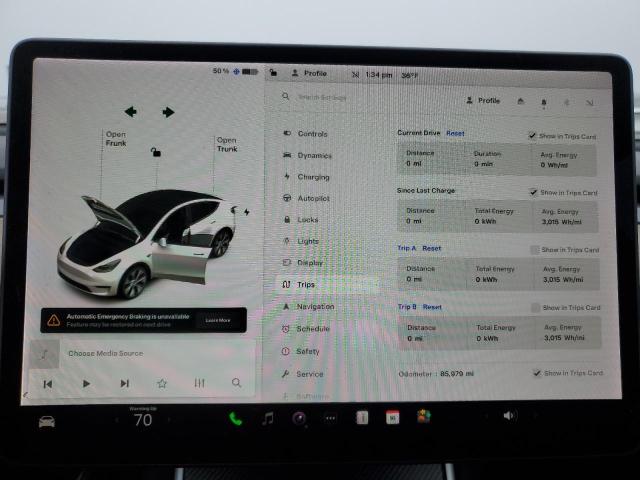 Photo 9 from auction – 2020 TESLA MODEL Y with VIN 5YJYGDEE7LF043301