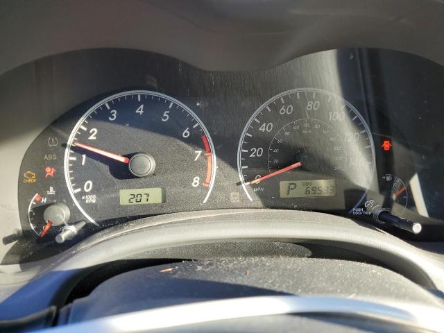 Photo 9 from auction – 2009 TOYOTA COROLLA BA with VIN JTDBL40E69J027441