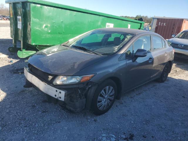 HONDA CIVIC LX 2012 with VIN 19XFB2F51CE013063 - Photo from auction