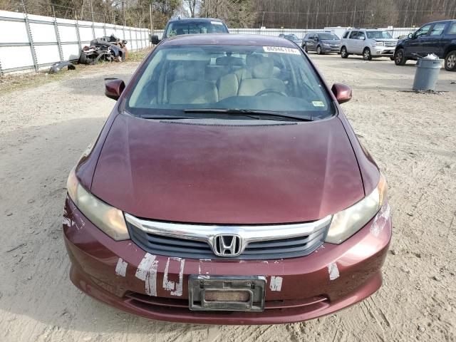Photo 5 from auction – 2012 HONDA CIVIC LX with VIN 2HGFB2F54CH532100