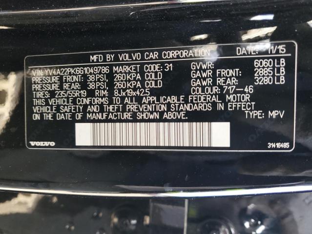 Photo 14 from auction – 2016 VOLVO XC90 T6 with VIN YV4A22PK6G1049786