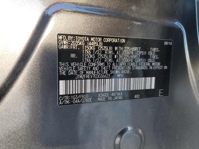 Photo 14 from auction – 2014 TOYOTA RAV4 LE with VIN JTMZFREV7ED036623