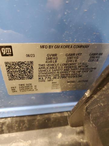 Photo 14 from auction – 2024 CHEVROLET TRAX 2RS with VIN KL77LJE27RC079536