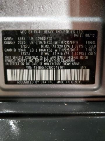 Photo 14 from auction – 2013 SUBARU OUTBACK 2. with VIN 4S4BRBKC3D3218161