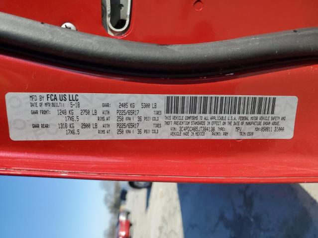 Photo 14 from auction – 2018 DODGE JOURNEY with VIN 3C4PDCAB5JT384138