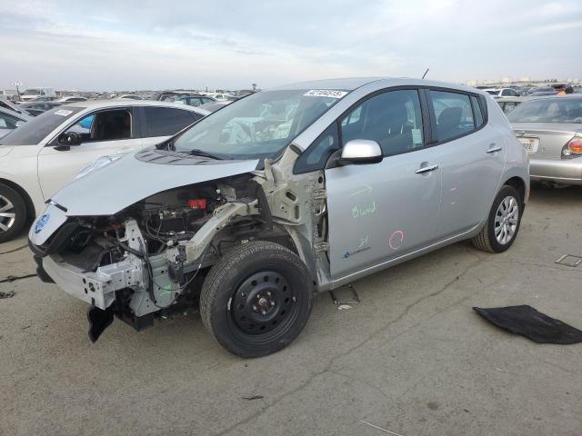 NISSAN LEAF S 2017 with VIN 1N4BZ0CP2HC311873 - Photo from auction