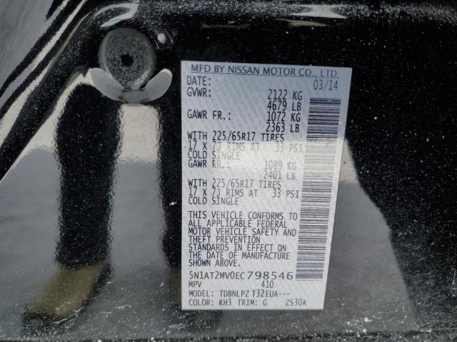 Photo 14 from auction – 2014 NISSAN ROGUE S with VIN 5N1AT2MV0EC798546