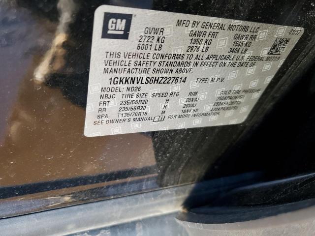 Photo 14 from auction – 2017 GMC ACADIA ALL with VIN 1GKKNVLS6HZ227614