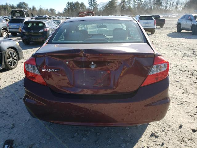 Photo 6 from auction – 2012 HONDA CIVIC LX with VIN 19XFB2F55CE362338