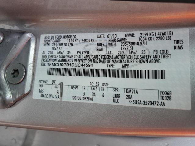 Photo 14 from auction – 2013 FORD ESCAPE SE with VIN 1FMCU0G91DUC44594