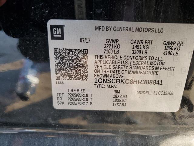Photo 14 from auction – 2017 CHEVROLET TAHOE C150 with VIN 1GNSCBKC8HR388841