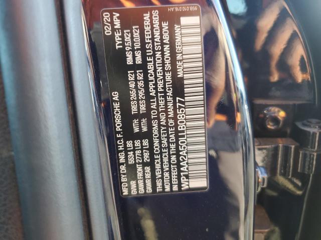 Photo 14 from auction – 2020 PORSCHE MACAN with VIN WP1AA2A50LLB08577