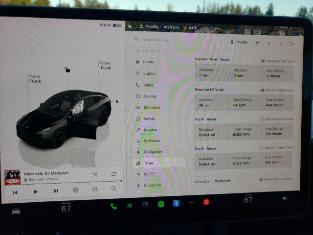 Photo 9 from auction – 2023 TESLA MODEL Y with VIN 7SAYGDEF0PF811783