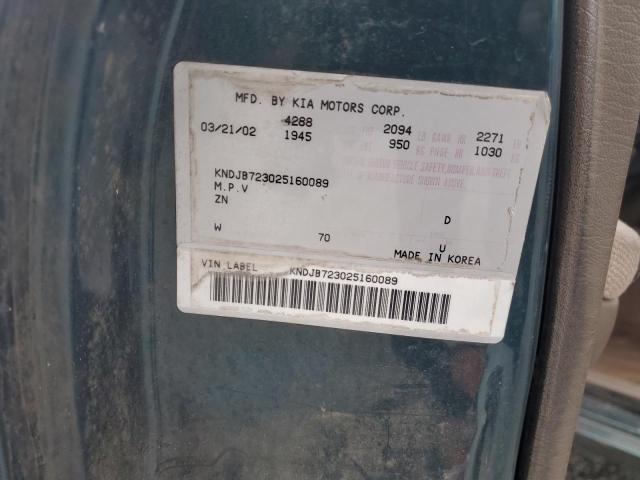 Photo 14 from auction – 2002 KIA SPORTAGE with VIN KNDJB723025160089