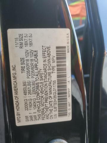 Photo 14 from auction – 2016 ACURA RDX with VIN 5J8TB3H35GL011755