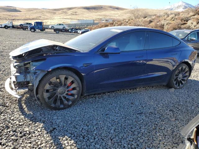 TESLA MODEL 3 2022 with VIN 5YJ3E1EC7NF258497 - Photo from auction