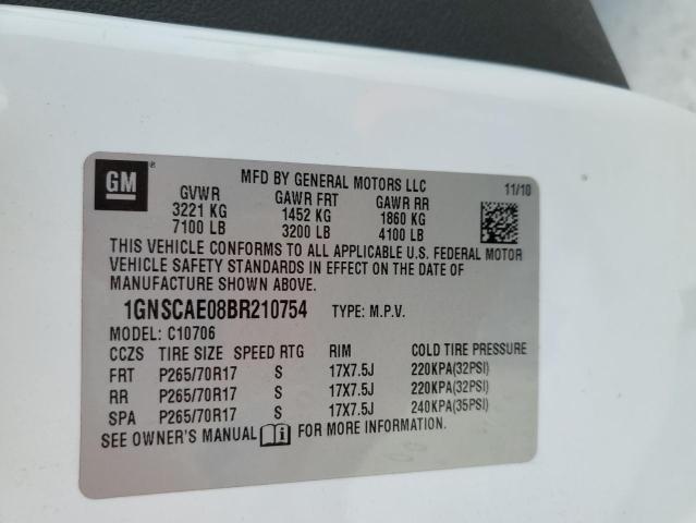 Photo 14 from auction – 2011 CHEVROLET TAHOE C150 with VIN 1GNSCAE08BR210754