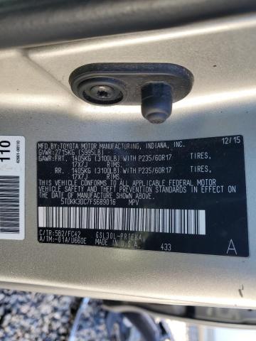 Photo 14 from auction – 2015 TOYOTA SIENNA LE with VIN 5TDKK3DC7FS689016