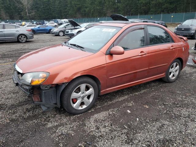 KIA SPECTRA EX 2008 with VIN KNAFE121385018477 - Photo from auction