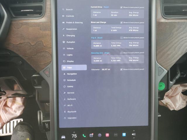 Photo 9 from auction – 2019 TESLA MODEL X with VIN 5YJXCDE48KF183130