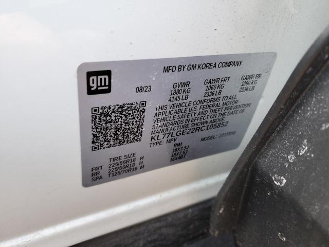 Photo 14 from auction – 2024 CHEVROLET TRAX 1RS with VIN KL77LGE22RC105852