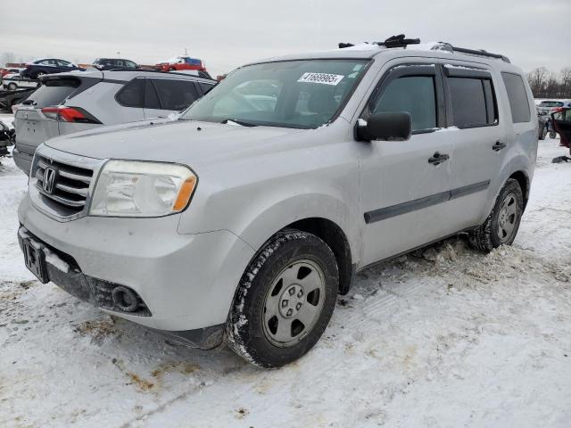 HONDA PILOT LX 2013 with VIN 5FNYF4H27DB079303 - Photo from auction