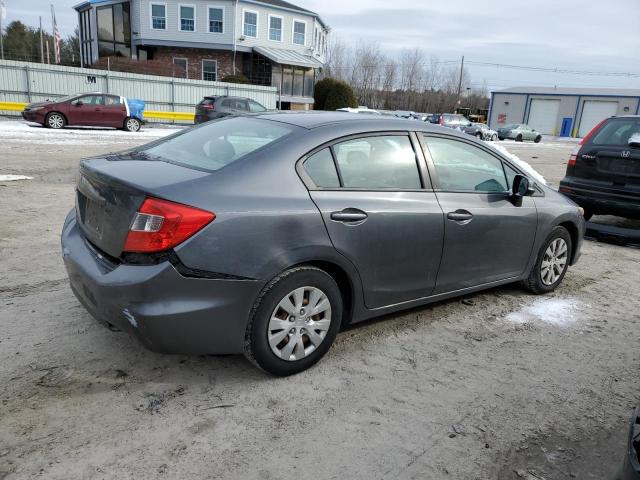 Photo 3 from auction – 2012 HONDA CIVIC LX with VIN 19XFB2F56CE314489