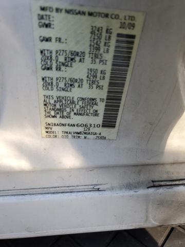 Photo 14 from auction – 2010 NISSAN ARMADA PLA with VIN 5N1BA0NF4AN606310