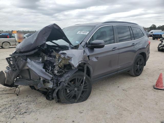 HONDA PILOT SE 2022 with VIN 5FNYF5H28NB010918 - Photo from auction