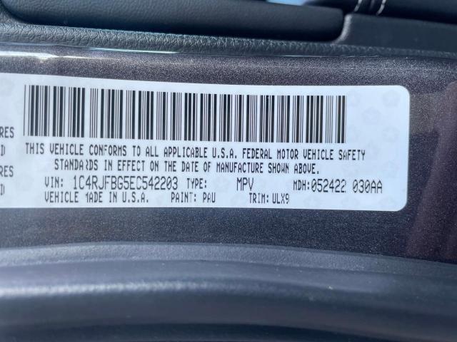 Photo 10 from auction – 2014 JEEP GRAND CHER with VIN 1C4RJFBG5EC542203